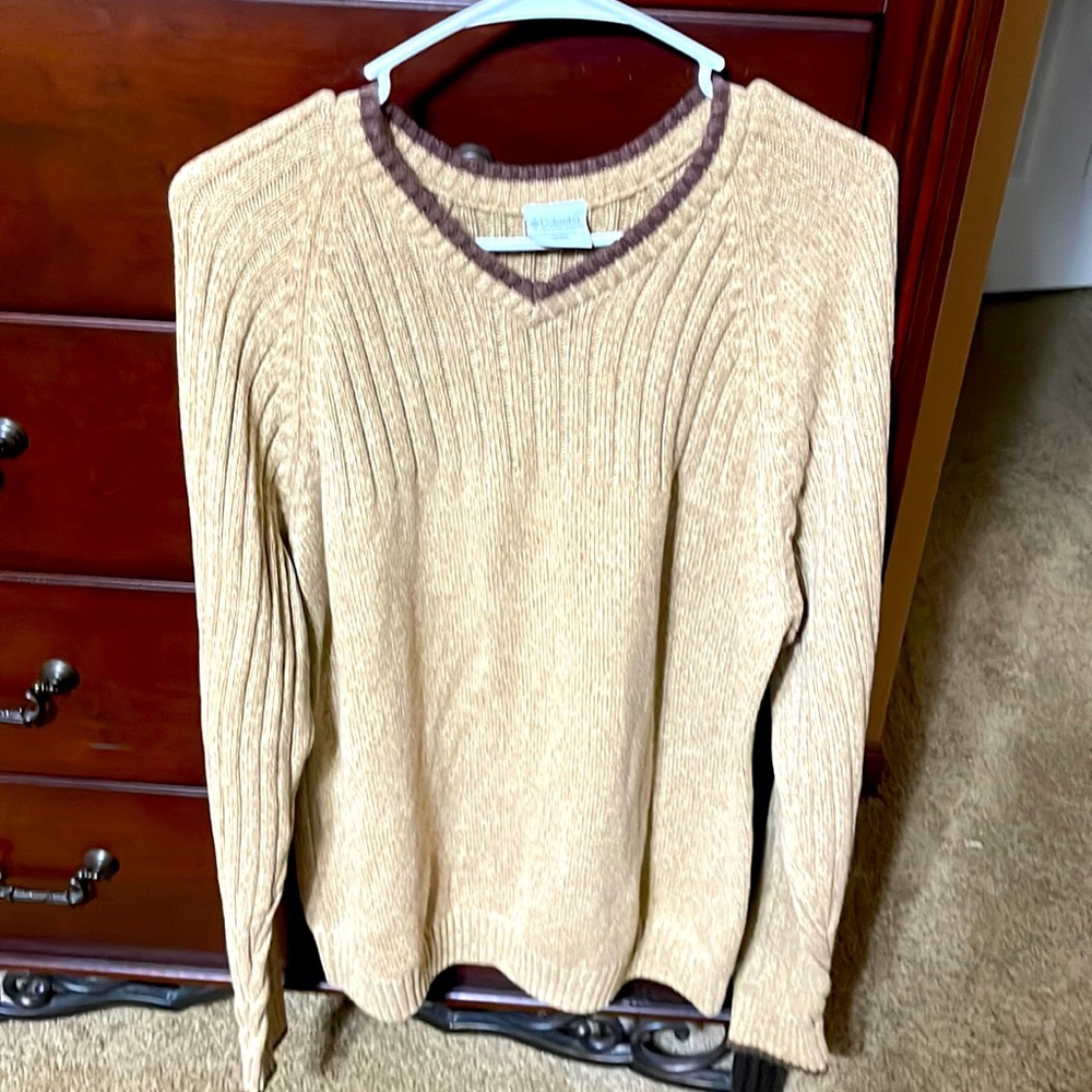 Mens Columbia large sweater